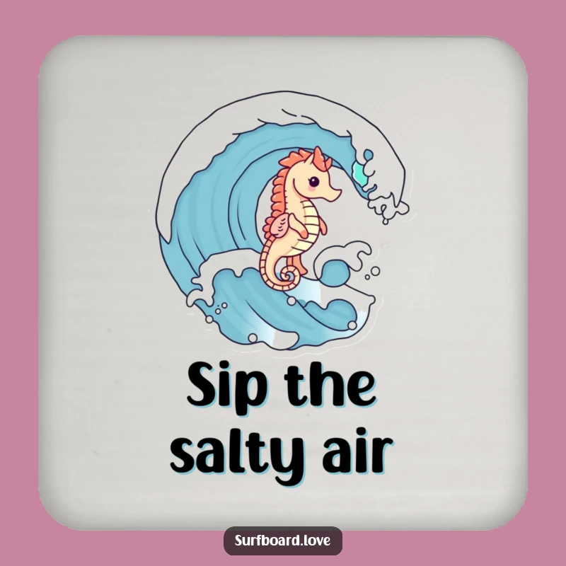 Funny Seahorse Wave Coaster - Hilarious Ocean Protection